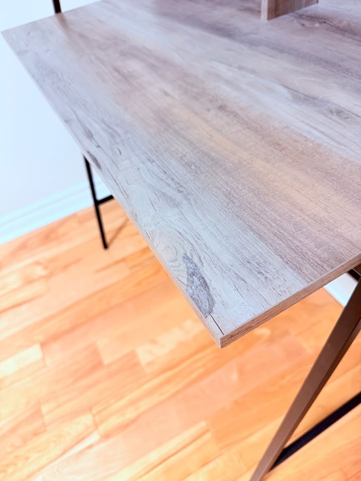 Modern Ladder Desk with Shelves - Space Saving Design - photo 4