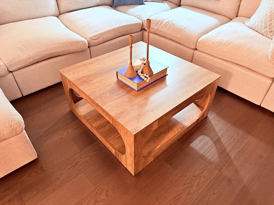 Modern Square Coffee Table - Paid $300 - Like New