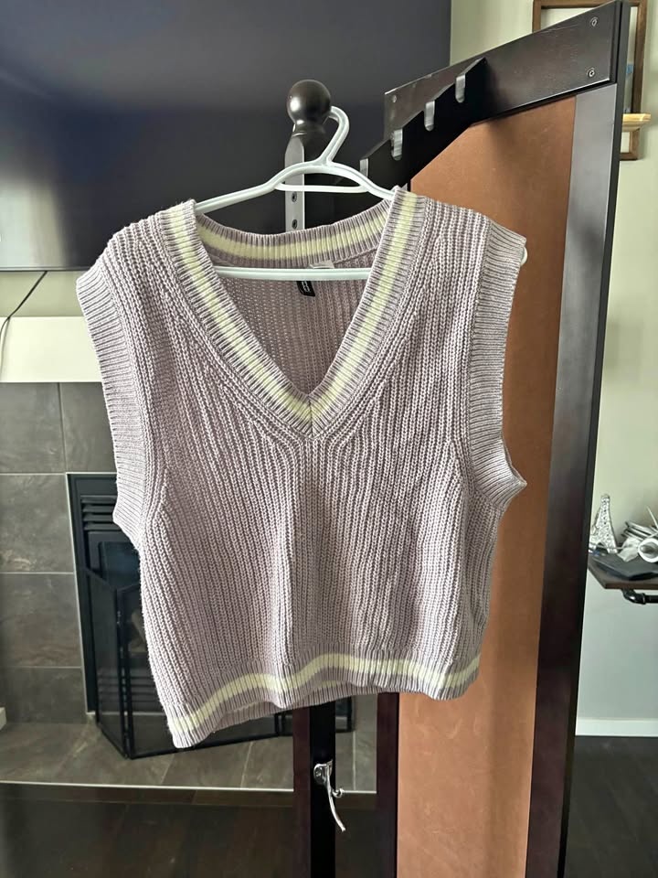 Cute Lavender Sweater Vest