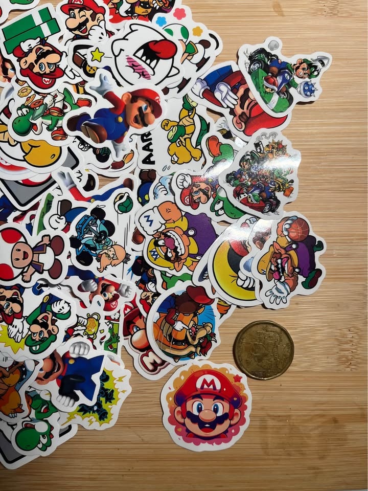 100pcs Super Mario Stickers - photo 3