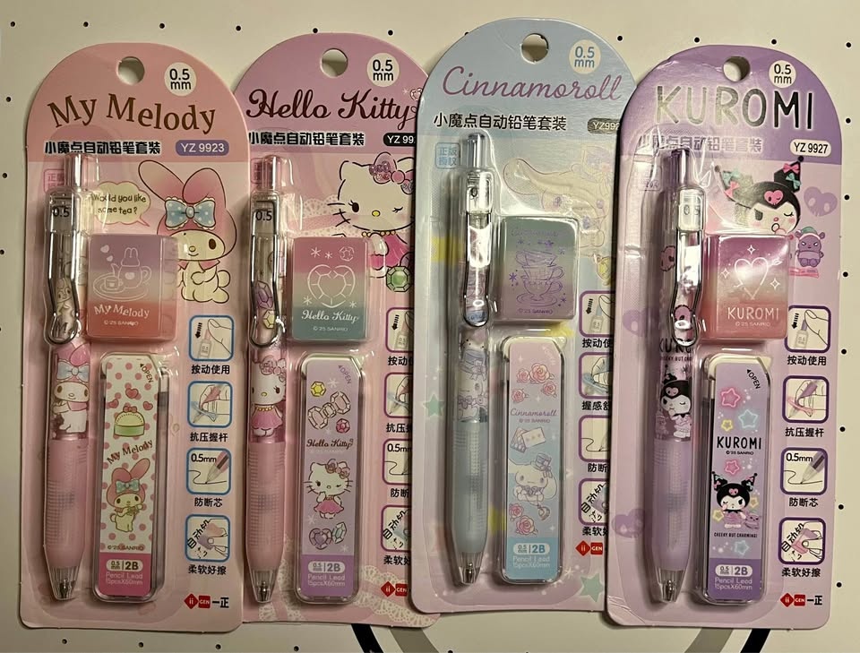 Sanrio Mechanical Pencil Eraser Leads