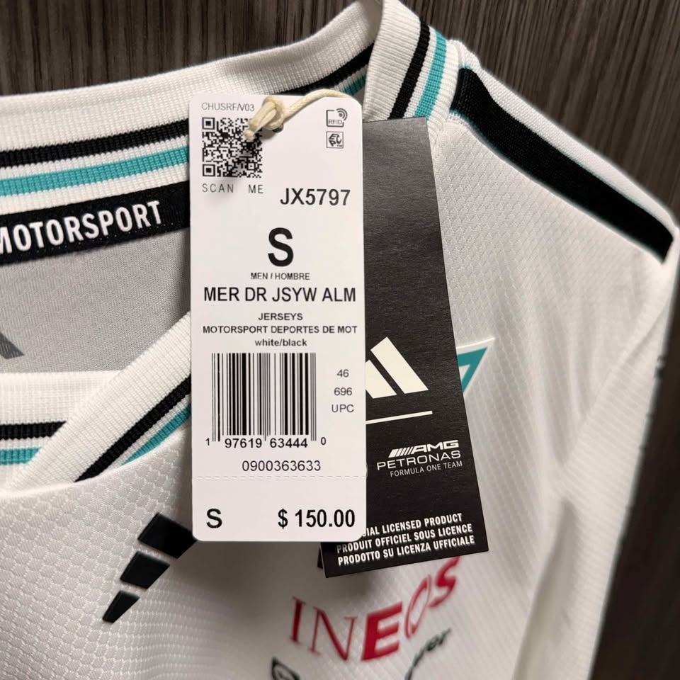 Adidas F1 Mercedes Racing Team Shirt - Size S - photo 4