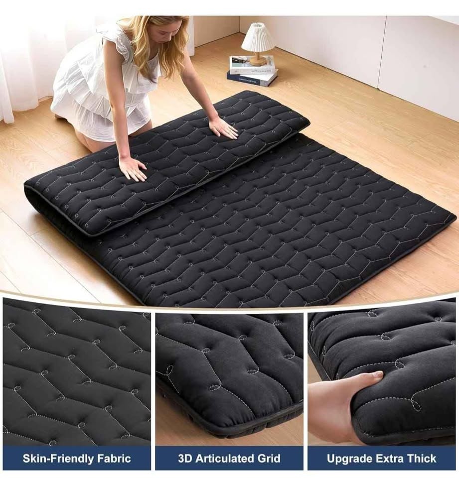 Brand New Full Size Floor Mattress - 3.2" Thick Japanese Futon P - photo 5