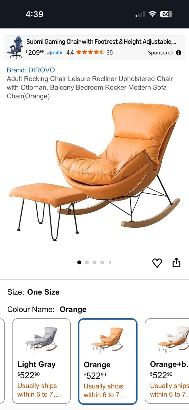 DIROVO Rocking Chair - photo 4