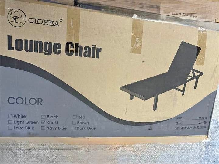 Aluminum Lounge Chair
