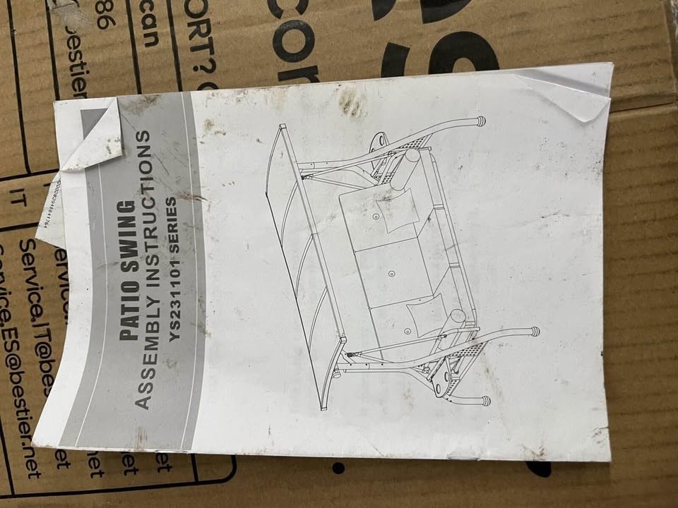 3 Seat Patio Porch Swing with Stand - photo 3