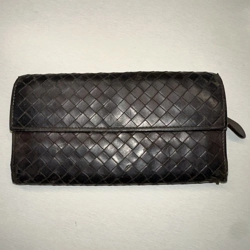 BOTTEGA VENETA Intrecciato Brown Leather Bifold Wallet - photo 2