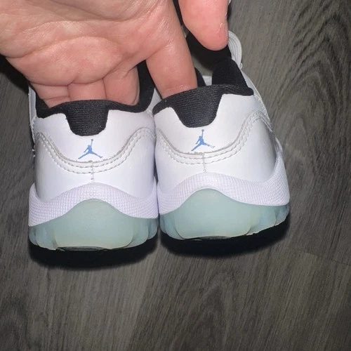 Jordan 11 Retro Low Legend Blue Size 10C (Missing Right Shoelace - photo 4