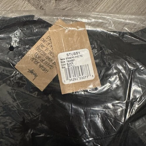 STUSSY Test Strike Pigment Dyed Tee - Mens Size S - photo 5