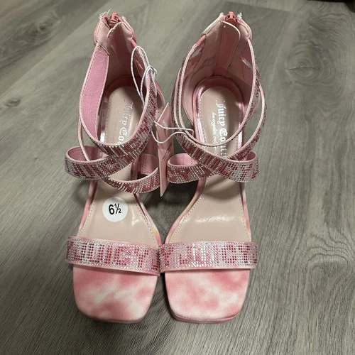 Juicy Couture Rhinestone Strap High Heel Sandals - Women's 6.5 - photo 2