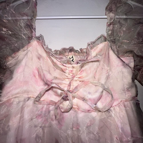 JYBE Puff Sleeve Chiffon Princess Dress - photo 5