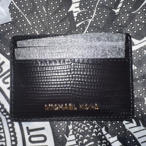 Michael Kors Jet Set Lizard Embossed Card Case - Limited Edition