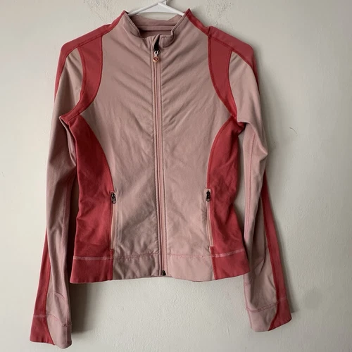 LULULEMON Pink & Peach Coral Define Jacket Womens Size 6 (Tag cu