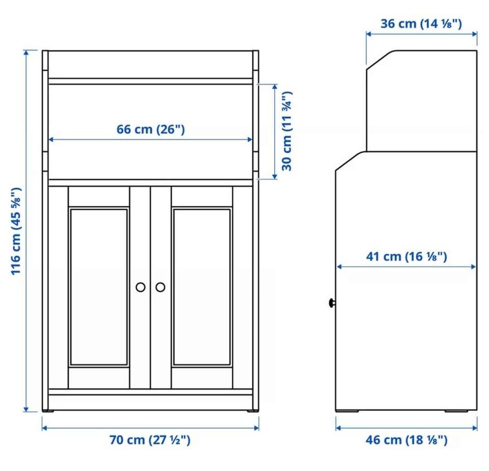 IKEA HAUGA Storage Cabinets - photo 3