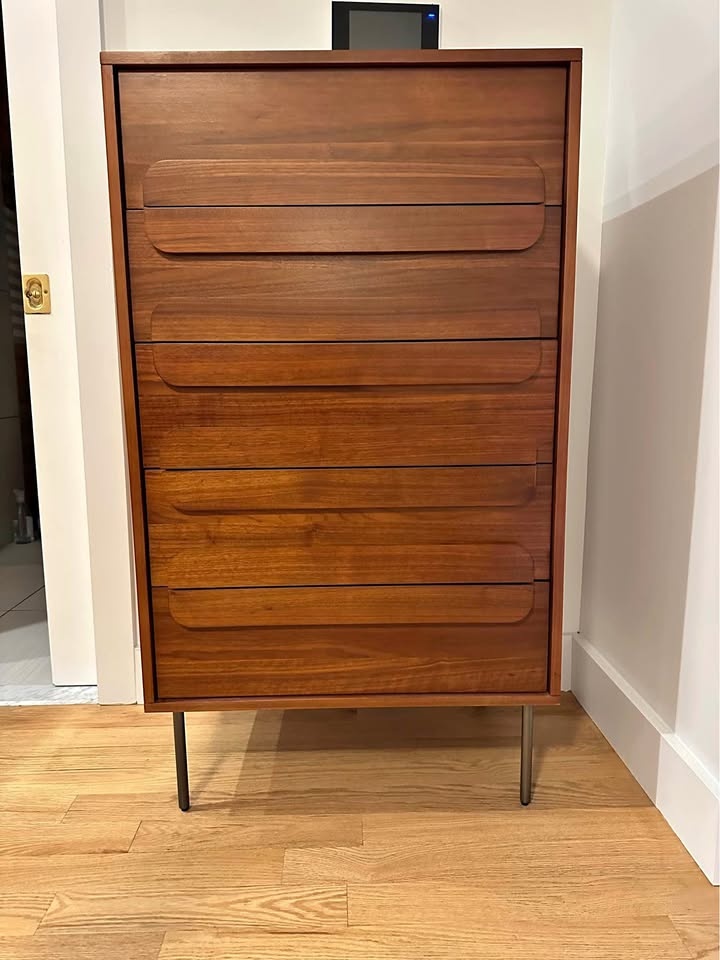 West Elm Gemini walnut dresser