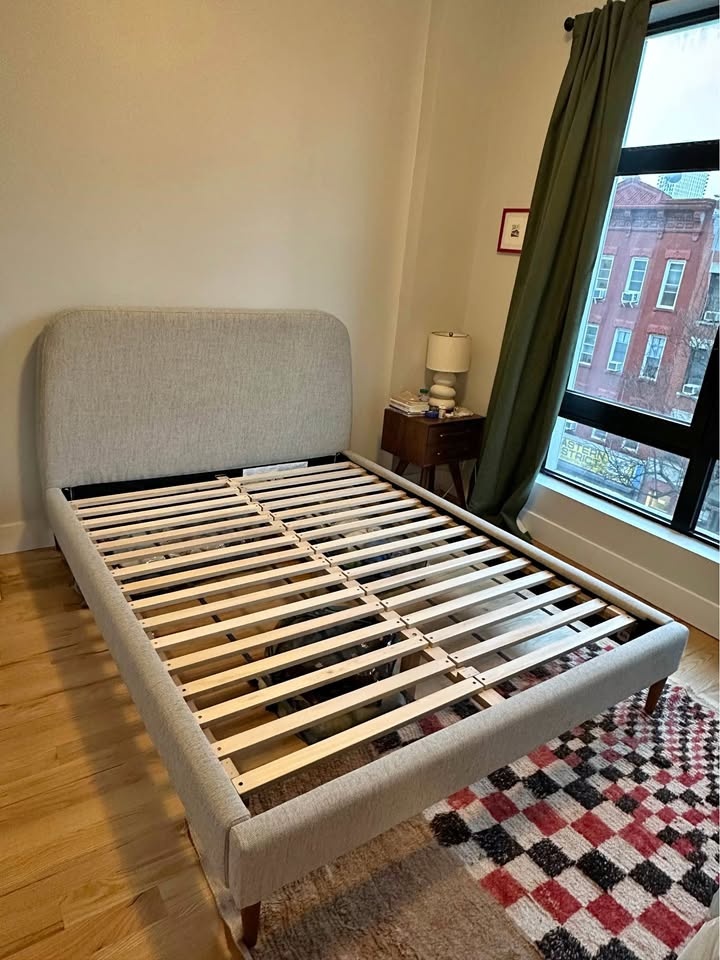 West Elm Queen Bedframe w/Headboard