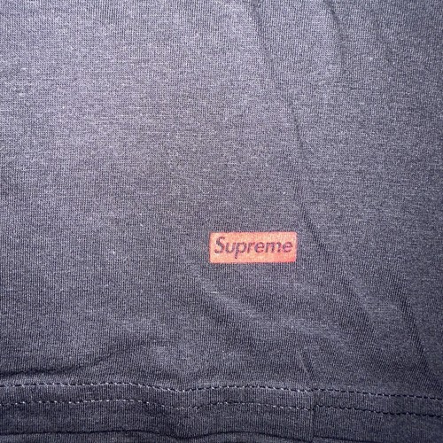 SUPREME X HANES Tagless T Shirt Logo on Lower Front Size XL - photo 2