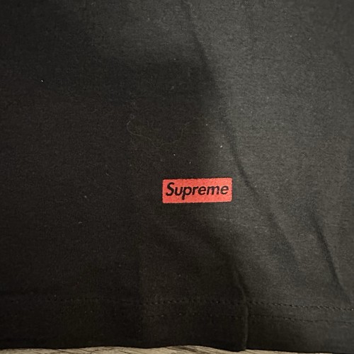 SUPREME X HANES Tagless T Shirt Logo on Lower Front Size XL - photo 3