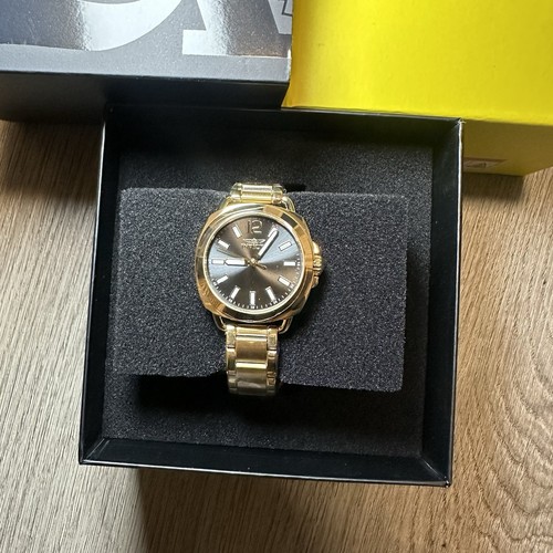 Invicta Wildflower 32mm Black Dial Yellow Stainless Steel Watch - photo 3