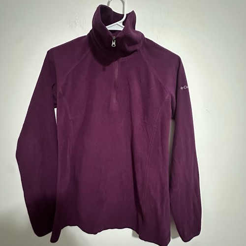 Columbia Purple Fleece Half Zip Womens Size S - photo 2