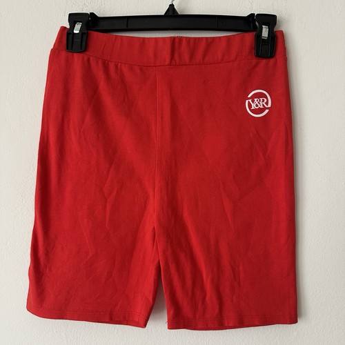 Y&R Y2K Vibe Rckless Los Angeles Red Biker Short Size S