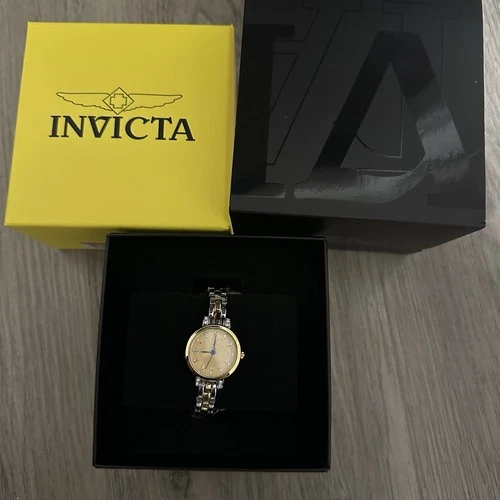 Invicta Women's Watch Angel I Gold Tone Dial Two Tone Bracelet 6 - photo 2