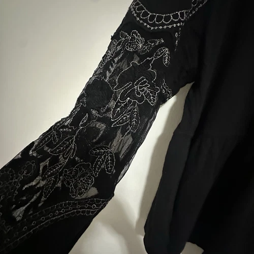 Free People Boho Penny Embroidered Peplum Top - Women's S - photo 5