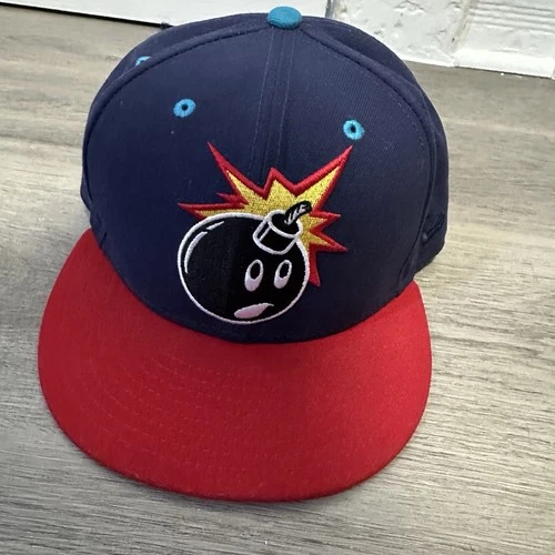 NEW ERA X THE HUNDEREDS Bomb Cap Hat Navy & Red Size 7 3/8 - photo 2