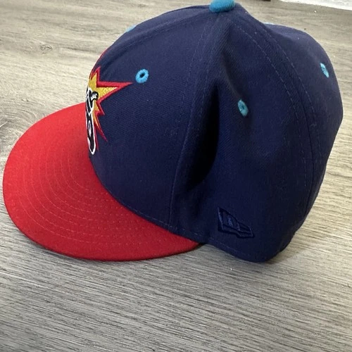 NEW ERA X THE HUNDEREDS Bomb Cap Hat Navy & Red Size 7 3/8 - photo 3