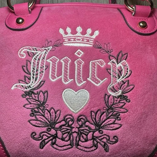 Juicy Couture Y2K Barbie Bag Pink Velour Handbag - photo 2