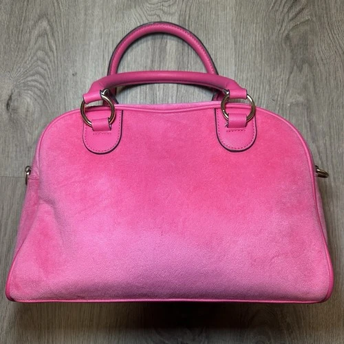 Juicy Couture Y2K Barbie Bag Pink Velour Handbag - photo 3