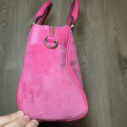Juicy Couture Y2K Barbie Bag Pink Velour Handbag - photo 4