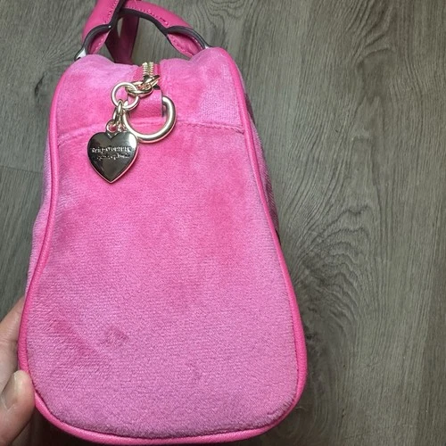 Juicy Couture Y2K Barbie Bag Pink Velour Handbag - photo 5