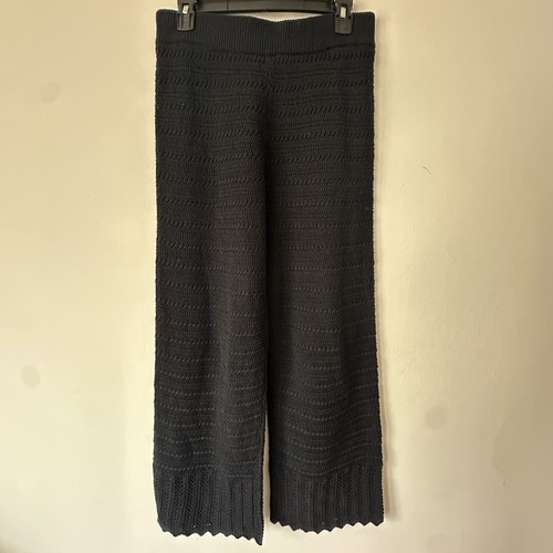 Abercrombie & Fitch Boho Black Crochet Knit Pants Beach Cover up