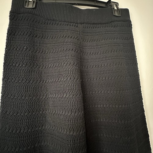 Abercrombie & Fitch Boho Black Crochet Knit Pants Beach Cover up - photo 2