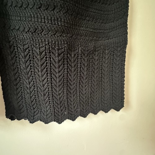 Abercrombie & Fitch Boho Black Crochet Knit Pants Beach Cover up - photo 4