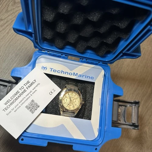TechnoMarine Seven Seas Women's Watch - 36mm, Gold (TM-725049)
