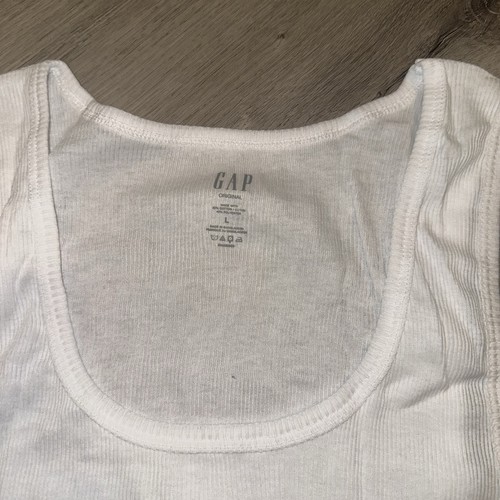 GAP Mens White Ribbed Buttery Soft Tank Top Mens L - photo 2