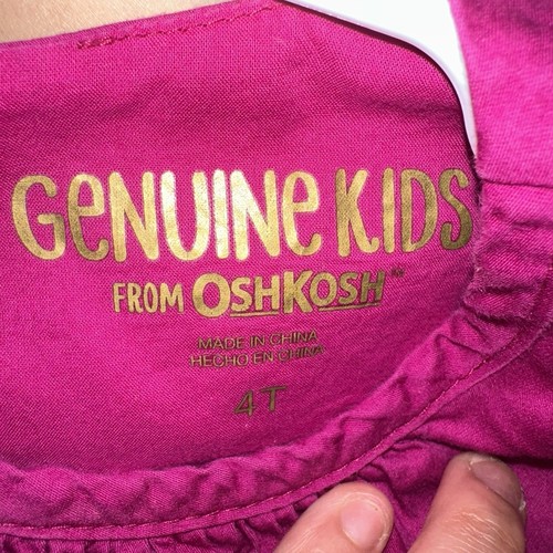 Genuine Kids From Oshkosh Size 4T Pink Dress - photo 5