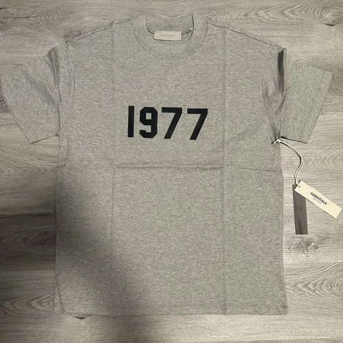 FEAR OF GOD ESSENTIALS SS22 "1977" T Shirt Dark Oatmeal XL