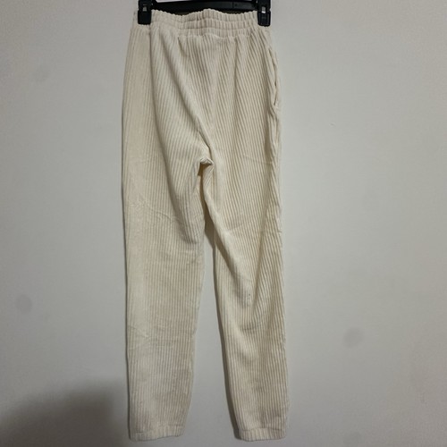 H&M Cream Velour Jogger Pant Womens Size XS - photo 3