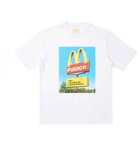 Palace x McDonald's Sign T-shirt - Men's Large (White)