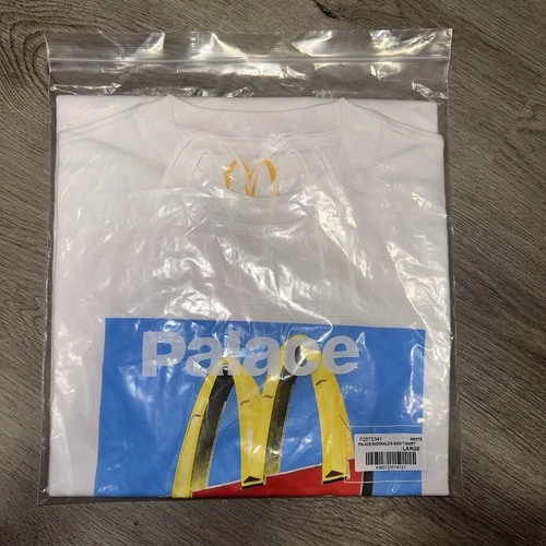 Palace x McDonald's Sign T-shirt - Men's Large (White) - photo 2