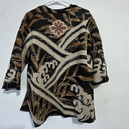 PERUVIAN CONNECTION Pima Cotton Kimono Cardigan S - photo 2