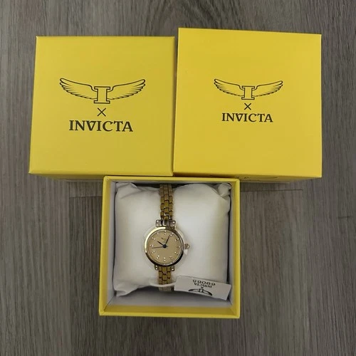 Invicta Women's Watch Angel I Quartz Yellow Gold Alloy Bracelet - photo 3