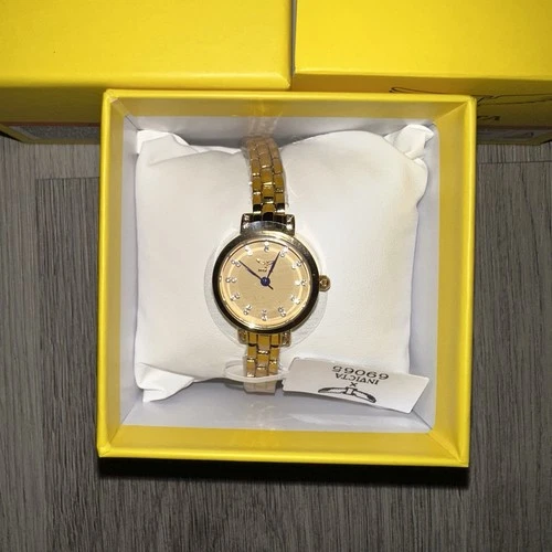 Invicta Women's Watch Angel I Quartz Yellow Gold Alloy Bracelet - photo 4