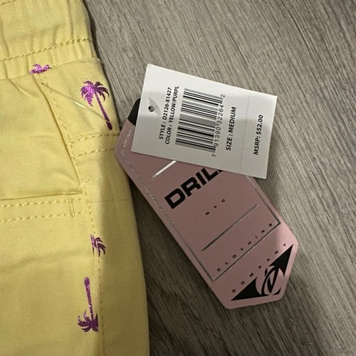 NWT DRILL CLOTHING COMPANY Pastel Yellow Flamingo Swim Shorts - - photo 4
