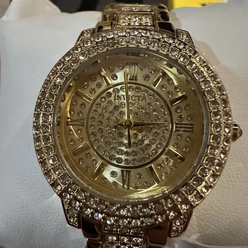 NIB Rhinestone Embroidered Invicta Wildflower Women's Watch - 32 - photo 4