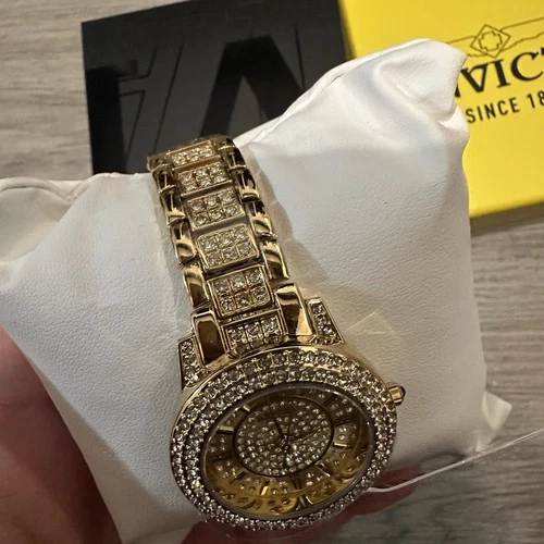 NIB Rhinestone Embroidered Invicta Wildflower Women's Watch - 32 - photo 5