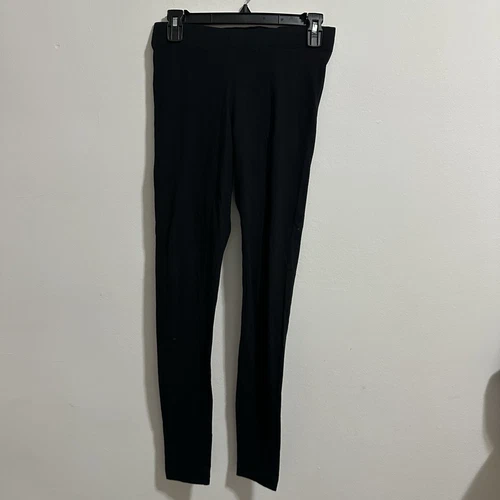 OLD NAVY Womens Black Cotton Leggings Full Length Size S Tall